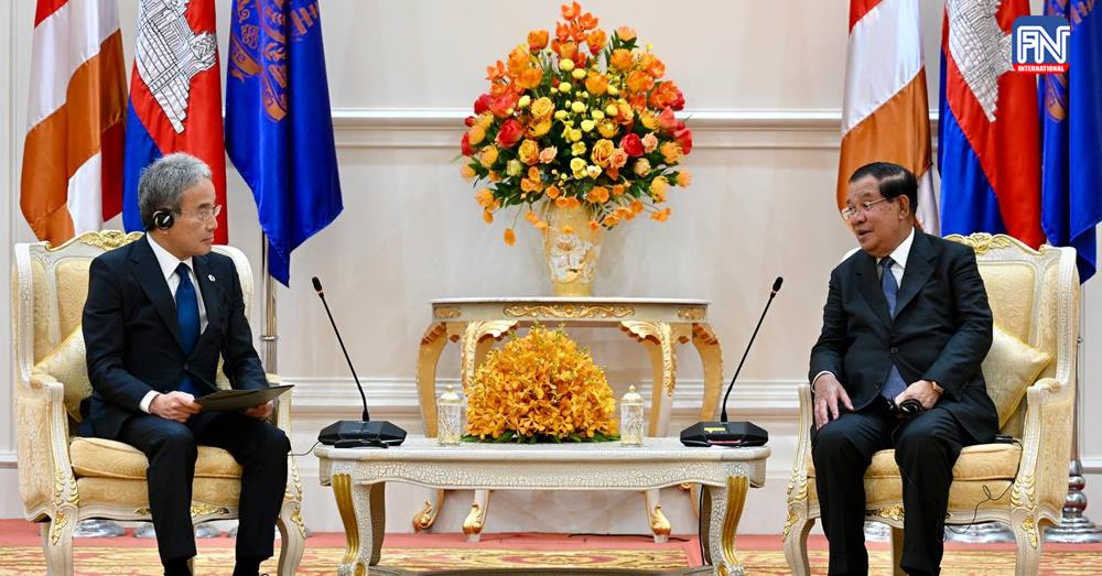 PM Hun Sen Receives Chairman Of Supervisory Board Of DMG MORI