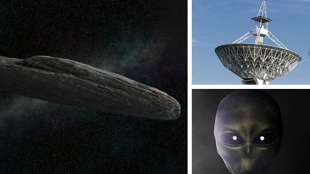 来自太阳系外的星际小行星奥陌陌被科学家怀疑是外星人的飞船