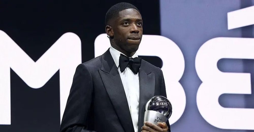 Dembele ឈ្នះពានកីឡាករលេងល្អប្រចាំឆ្នាំ២០២៥ របស់ FIFA