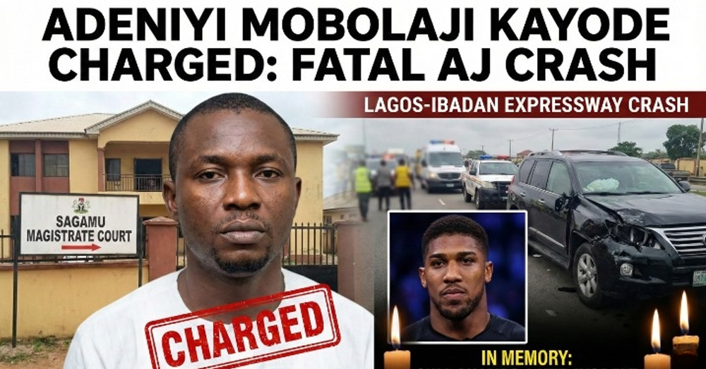 ប៉ូលីសចោទប្រកាន់អ្នកបើកបរ ពីបទបើកបរដ៏គ្រោះថ្នាក់បង្កឱ្យ Joshua រងរបួស និងសម្លាប់មិត្តភក្តិជិតស្និទ្ធពីរនាក់របស់គាត់