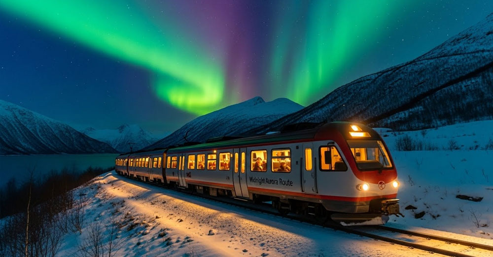 ន័រវែសដាក់ឱ្យដំណើរការ «រថភ្លើងទស្សនាពន្លឺជើងមេឃ» ដំបូងបង្អស់ក្នុងលោក ដែលប្រើប្រាស់ថាមពលកកើតឡើងវិញ ១០០%