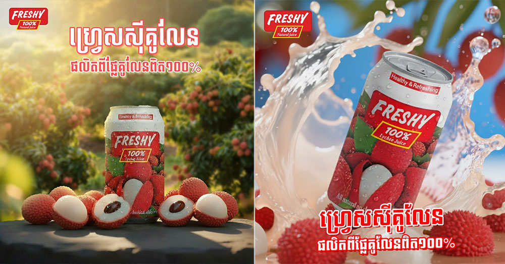 ហ្វ្រេសស៊ីទឹកគូលែន ឆ្ងាញ់លេខ១ ឆ្ងាញ់ជក់ចិត្តបែបស្ទាយថ្មី កាលីបយុវវ័យ