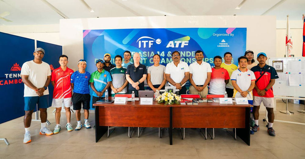 អត្តពលិកវាយកូនបាល់ ១២ប្រទេស ចូលរួមប្រកួតជម្រុះ ITF ASIA 14&U Development Championships នៅកម្ពុជា