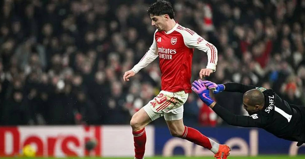 Arsenal ផ្តួល Chelsea ដោយលទ្ធផល ៤-២ ទាំង ២ជើង ដើម្បីឡើងចាំមុនវគ្គផ្តាច់ព្រ័ត្រ League Cup