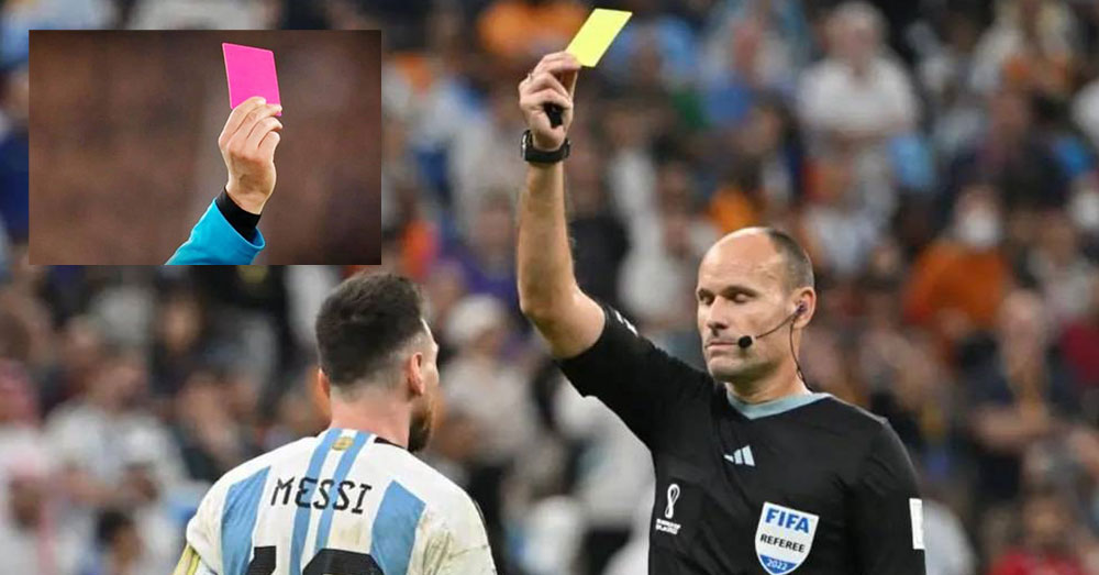 យល់ដឹងកីឡា៖ តិចអត់ដឹងថា បាល់ទាត់សម័យទំនើបនេះ មានកាតក្រហម លឿង និងផ្កាឈូក?