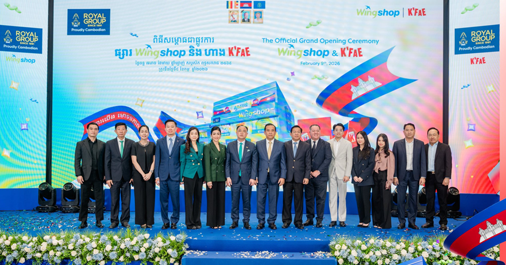 ផ្សារ វីងសប និង ហាង K’FAE បើកសម្ពោធជាផ្លូវការ នៅក្នុងប្រទេសកម្ពុជា !