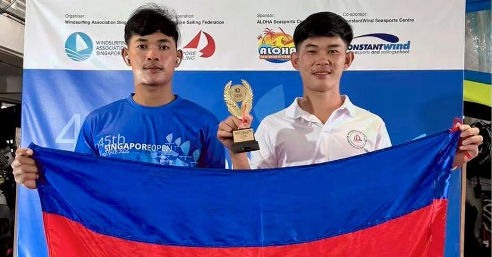 ប្រធាន NOCC អបអរសាទរកីឡាករទូកក្ដោង កែវ ភារុណ ដណ្ដើមបានមេដាយមាស ក្នុងព្រឹត្តិការណ៍អន្ដរជាតិ នៅសិង្ហបុរី