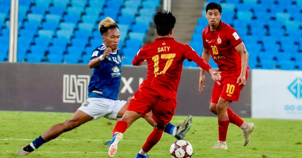 ព្រះខ័នរាជស្វាយរៀង ឡើងវគ្គ ១/២ ផ្ដាច់ព្រ័ត្រពានទី៣ ទ្វីបអាស៊ី ក្រោយបន្ដឈ្នះភ្នំពេញក្រោន ២-១ ក្នុងជើងទី២