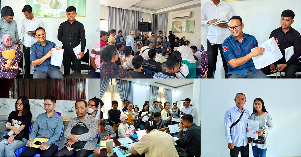 ក្រសួងរៀបចំដែនដី បាននិងកំពុងបន្តសម្រួលជាមួយអតិថិជនបុរី ឡេង ណាវ៉ាត្រា គម្រោង ៦អា ស្ម័គ្រចិត្តព្រមទទួលយកការដោះដូរទីតាំងថ្មី