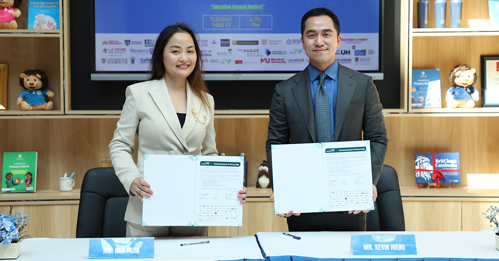 សាលារៀន ហេរីងតុន អន្តរជាតិ ចុះ MoU ជាមួយក្រុមហ៊ុន Navitas ដើម្បីពង្រឹងកិច្ចសហប្រតិបត្តិការ និងពង្រីកមាគ៌ាអប់រំជាសកល