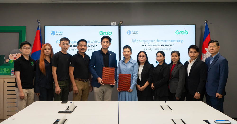 Grab និង T.O Group ចុះ MoU ជាយុទ្ធសាស្ត្រ ដើម្បីរួមបញ្ចូលការកុម្មង់ និងដឹកជញ្ជូនម្ហូបអាហាររបស់ Grab ទៅក្នុងប្រព័ន្ធគ្រប់គ្រងការលក់ (POS)