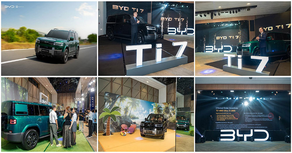 BYD Ti7 បង្ហាញខ្លួនដំបូងនៅអាស៊ីប៉ាស៊ីហ្វិក កំណត់កម្រិតថ្មីនៃការធ្វើដំណើរបៃតងនៅកម្ពុជា