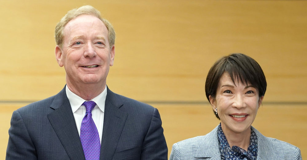 Microsoft ប្រកាសចាក់ទឹកប្រាក់ ១០ពាន់លានដុល្លារ ចូលទីផ្សារជប៉ុន ដើម្បីពង្រឹងអាណាចក្រ AI និងសន្តិសុខសាយប័រ