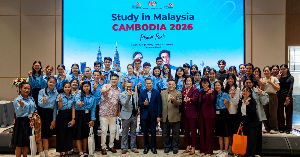 សា្ថប័ន Education Malaysia Global Services នាំមកជូននូវពិព័រណ៍ការសិក្សា នៅប្រទេសម៉ាឡេស៊ីឆ្នាំ២០២៦ ដែលពង្រីកឱកាសសម្រាប់សិស្សានុសិស្សកម្ពុជា