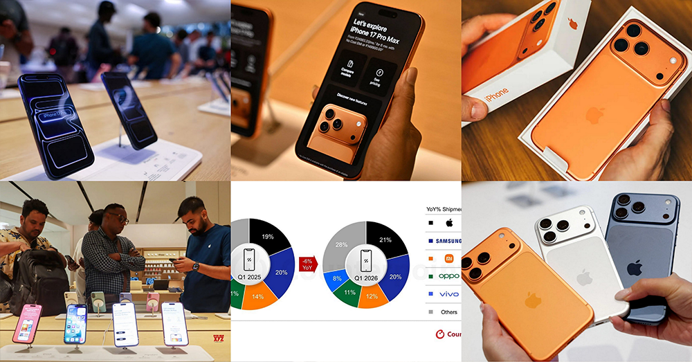 Apple គ្រងតំណែងលេខ១ លើទីផ្សារស្មាតហ្វូនសកល ទោះបីគ្រឿងបន្លាស់កំពុងខ្វះខាត