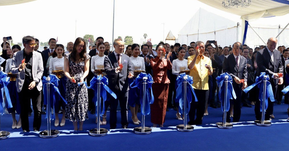 រោងចក្រ S.E.C Mega Factory នៅស្រុកអង្គស្នួល ខេត្តកណ្តាល សម្ពោធបើកដំណើរជាផ្លូវការ ជាមួយនឹងការប្រើប្រាស់បច្ចេកវិទ្យាខ្ពស់ក្នុងការផលិត