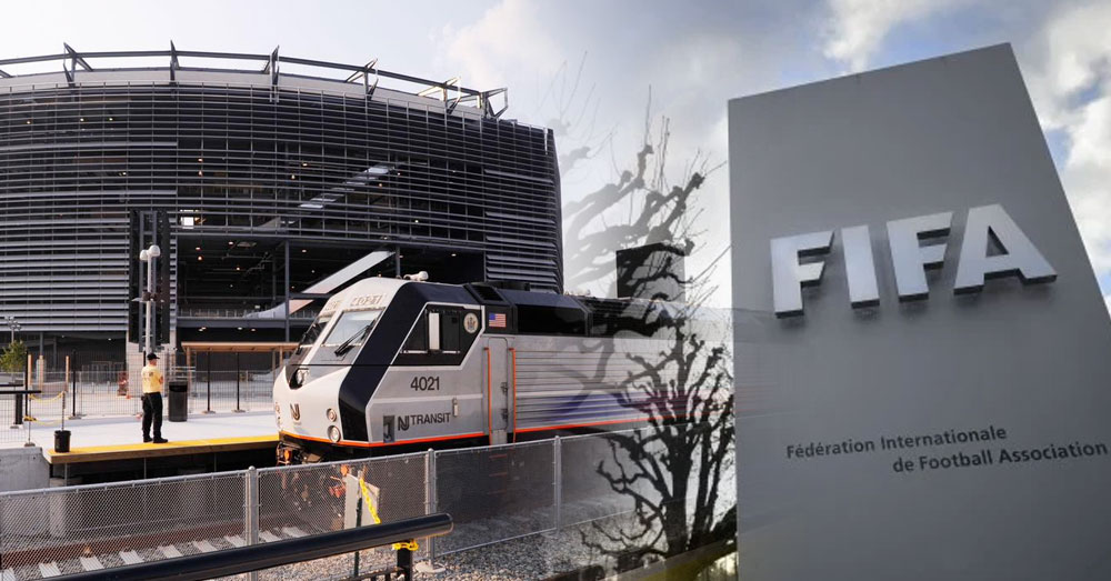 FIFA ស្តីបន្ទោសសំបុត្ររថភ្លើងឡើងថ្លៃដល់ $១០០ ជិះពី New York មកទស្សនាផ្តាច់ព្រ័ត្រ World Cup 2026