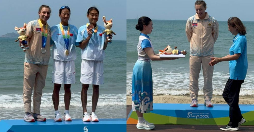 អបអរសាទរ! កម្ពុជា ឈ្នះមេដាយប្រាក់ដំបូង ក្នុងព្រឹត្តិការណ៍កីឡាលើឆ្នេរខ្សាច់អាស៊ី នៅចិន