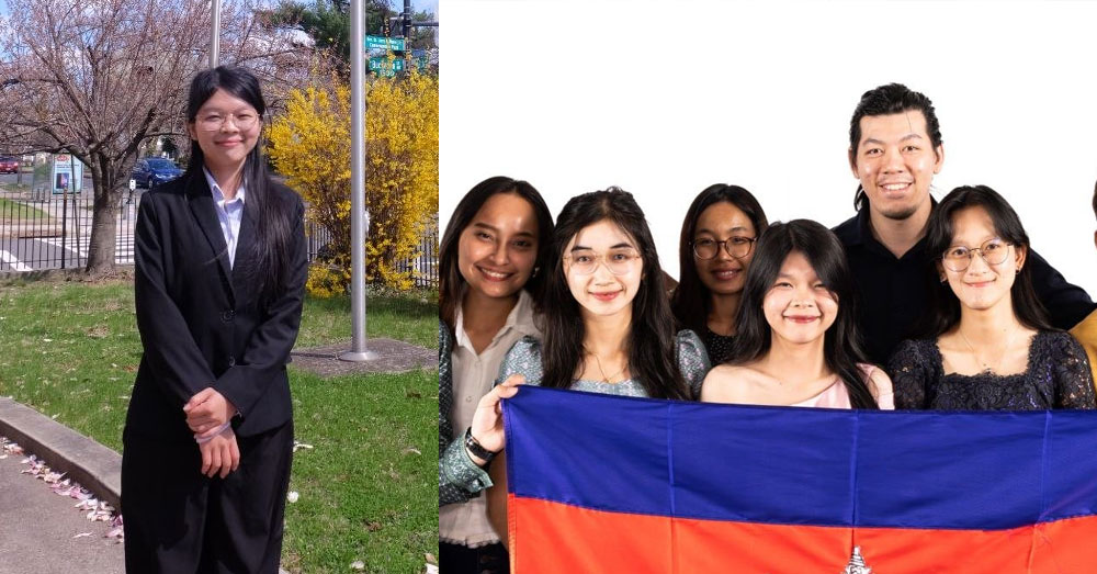 និស្សិតស្រី ជិន គីមអ៊ី យុវជនកម្ពុជា ទទួលជ័យលាភីពានរង្វាន់ «Richard R. Baxter Awar» ក្នុងការប្រកួតជាមួយយុវជនជាង ១០០ប្រទេស នៅលើពិភពលោក