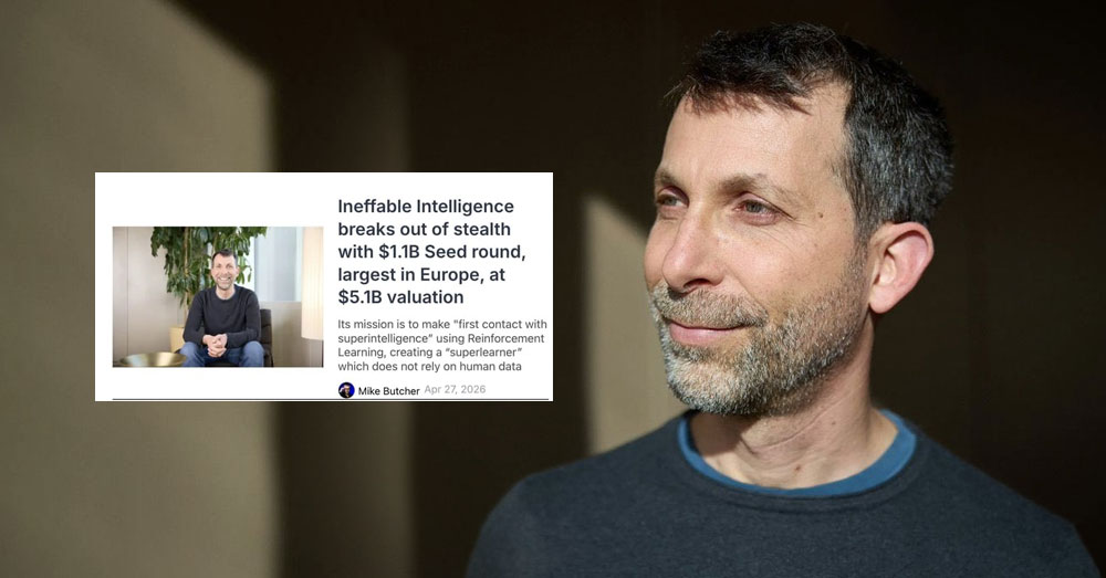 អតីតអ្នកស្រាវជ្រាវនៅ DeepMind ទើបតែប្រមូលទុនបាន ១.១ ពាន់លានដុល្លារ ដើម្បីបង្កើត AI ដែលរៀនសូត្រដោយមិនបាច់ប្រើទិន្នន័យពីមនុស្ស