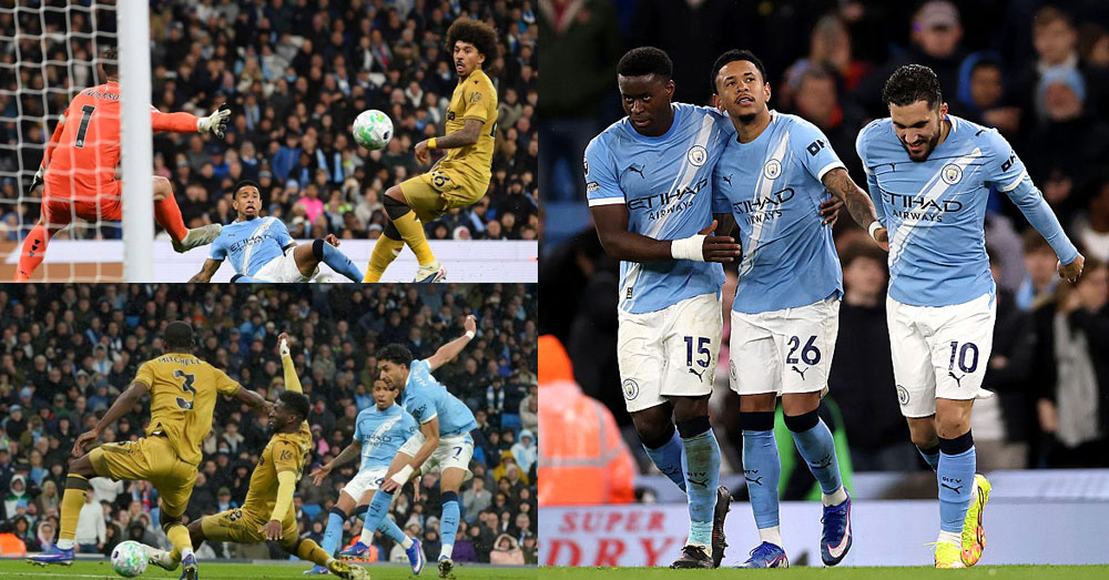 Man City តាមជិតទាន់ Arsenal ក្នុងការប្រជែងជើងឯក Premier League ក្រោយបំបាក់ Crystal ដោយស្រួល