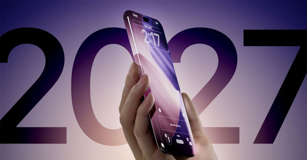 Apple កំពុងតេស្ត iPhone 19 Pro អេក្រង់កោងជុំវិញ និងលាក់ប្រព័ន្ធ Face ID ក្រោមអេក្រង់