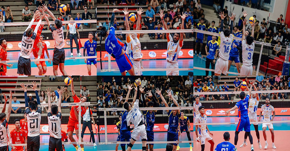 ការប្រកួតបាល់ទះពានរង្វាន់ តេជោលីគ រដូវកាលទី៣ រកឃើញ ៦ក្រុមឡើងជុំទី២