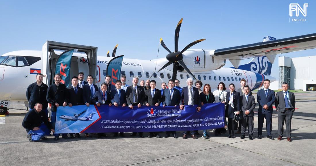 Cambodia Airways Inducts Its First ATR 72-600 Aircraft