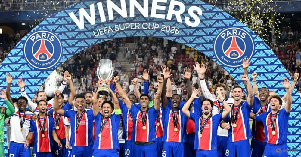 PSG ក្លាយជាក្រុមទី៤ នៅតំបន់អឺរ៉ុប ដែលបន្តក្តោបក្កាប់ពានបើករដូវកាល Super Cup បាន ២សម័យជាប់គ្នា