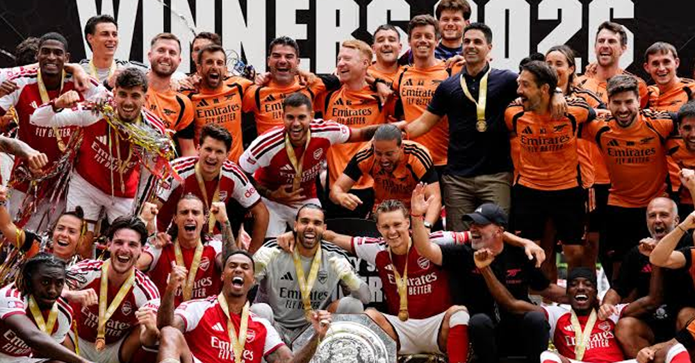 Arsenal លើកពានបើករដូវកាលលីគអង់គ្លេស FA Community Shields នៅពេលបំបាក់ Man City មិនឱ្យតដៃរួច