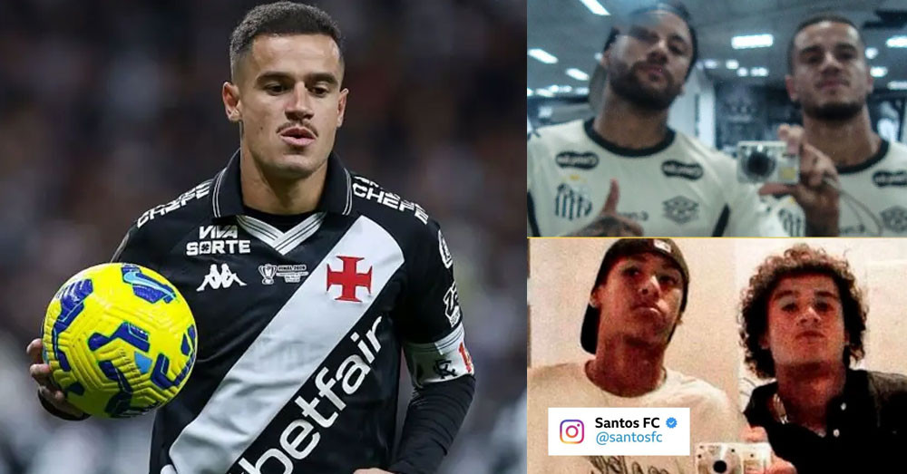 ផ្លូវការ! Coutinho ចូលរួមជាមួយ Neymar ក្នុងក្លិប Santos ជាមួយគ្នារហូតដល់ចប់រដូវកាលនេះ