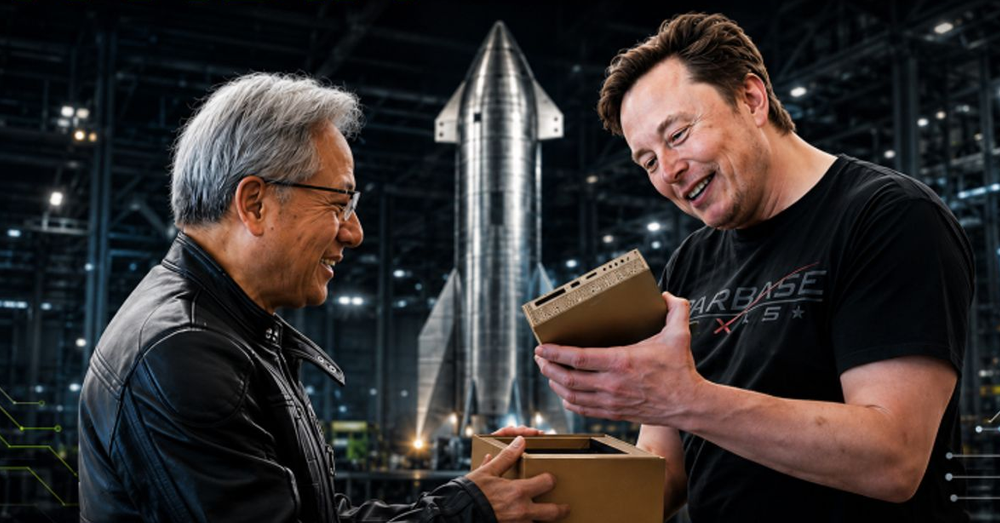 SpaceX ចរចាខ្ចីបុលថវិកា ៤០ពាន់លានដុល្លារ ដើម្បីទិញបន្ទះឈីប AI ពីក្រុមហ៊ុន Nvidia