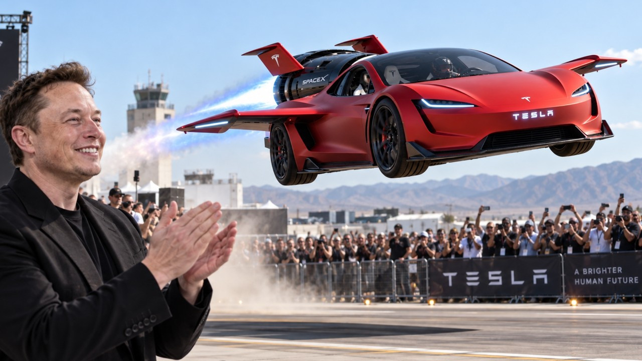 Elon Musk ប្រកាសបង្ហាញរថយន្តអគ្គិសនី Tesla Roadster ជំនាន់ថ្មី ដែលអាចហោះ និងបត់បែនកណ្តាលអាកាសបាន (Video inside)