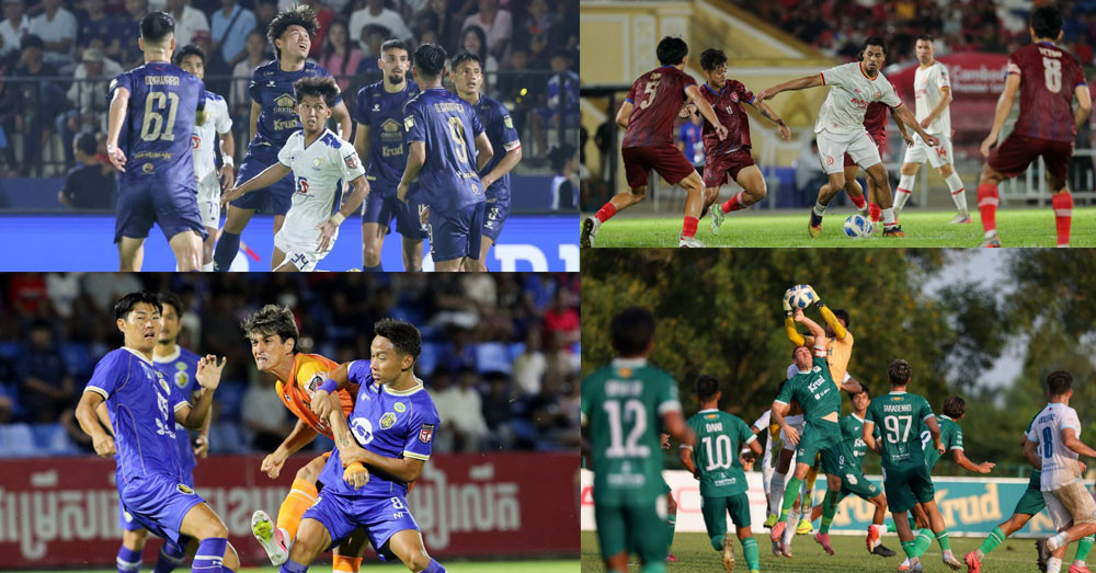 CPL៖ ៤ក្រុមមិនទាន់ចាញ់ និង ២ក្រុមមិនទាន់ឈ្នះ ខណៈស្ទើរគ្រប់ប្រកួតសុទ្ធតែជក់ចិត្ត គិតត្រឹមពាក់កណ្ដាលផ្លូវនៃជុំទី១