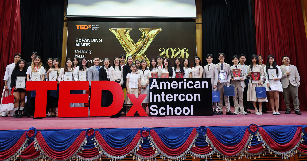 AIS រៀបចំកម្មវិធី TEDxAmerican Intercon School លើកទី៣ បើកវេទិកាឱ្យយុវជនវ័យក្មេងចែករំលែកគំនិតថ្មី និងទស្សនៈច្នៃប្រឌិត