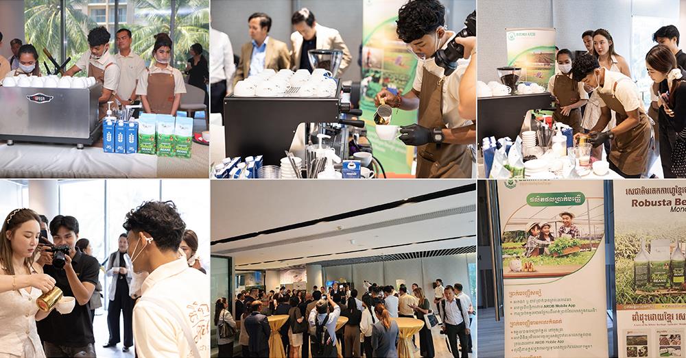 គិរីកាហ្វេ (Kiri Coffee) បង្ហាញវត្តមានយ៉ាងលេចធ្លោក្នុងនាមជាអ្នកឧបត្ថម្ភ ក្នុងព្រឹត្តិការណ៍ប្រកួតសិល្បៈឡាតេអាតជើងឯក កម្ពុជា-ចិន ឆ្នាំ២០២៦