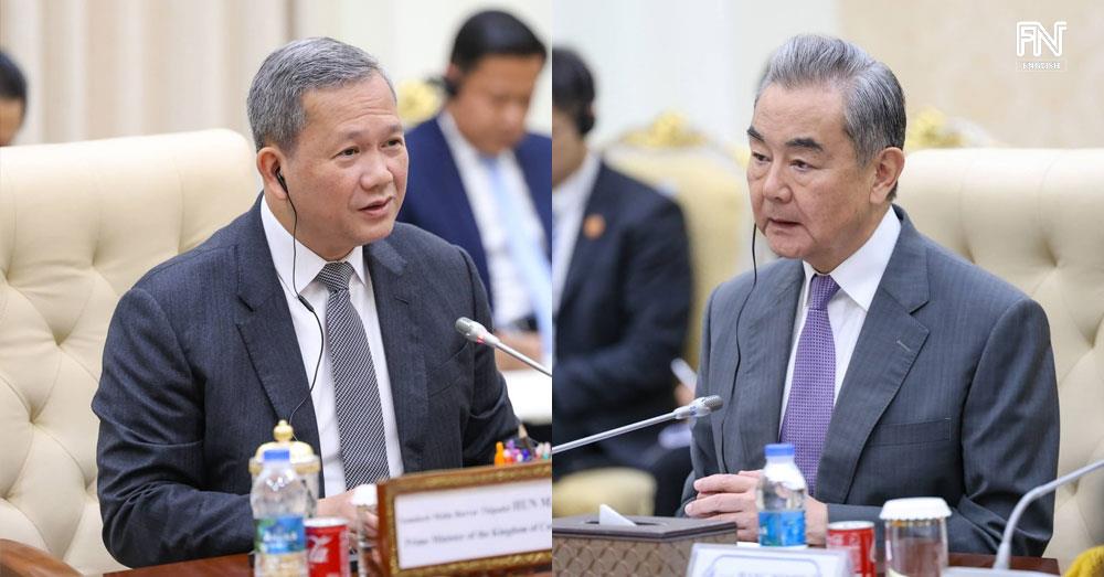 PM Hun Manet Raises Border Dispute with Thailand, Calls for Peaceful Resolution in Talks with Chinese Dignitaries