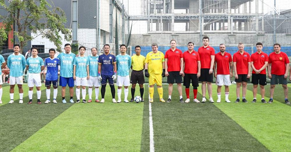 Cambodia and Russia Mark 70 Years of Diplomatic Relations with Friendly Football Match