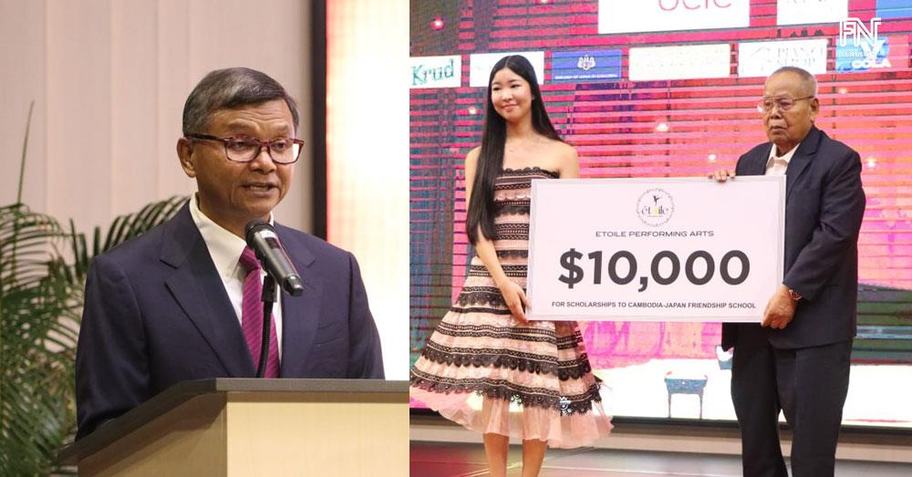 DPM Hang Chuon Naron Honours Etoile Founder Anna Sophie Abe for Outstanding Youth and Educational Support Through the Performing Arts