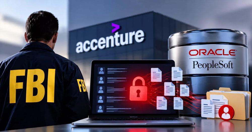 បែកធ្លាយទិន្នន័យសម្ងាត់! FBI ផ្ដាច់កិច្ចសន្យាចោល ជាមួយក្រុមហ៊ុនយក្ស Accenture ក្រោយក្រុម ShinyHunters វាយប្រហារធ្ងន់ធ្ងរ
