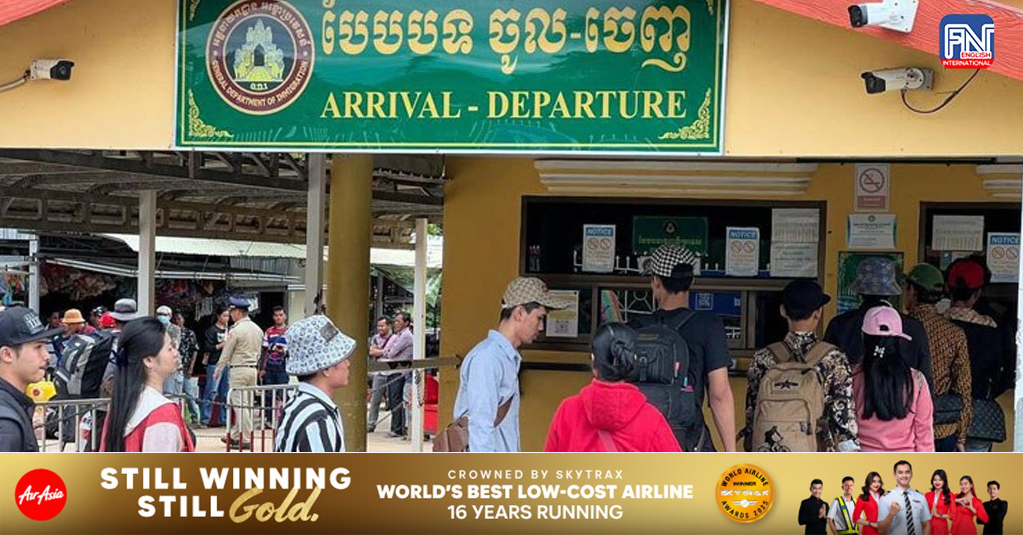 Nearly 4,000 Cambodian Citizens Return back to Homeland from Thailand Last Weekend