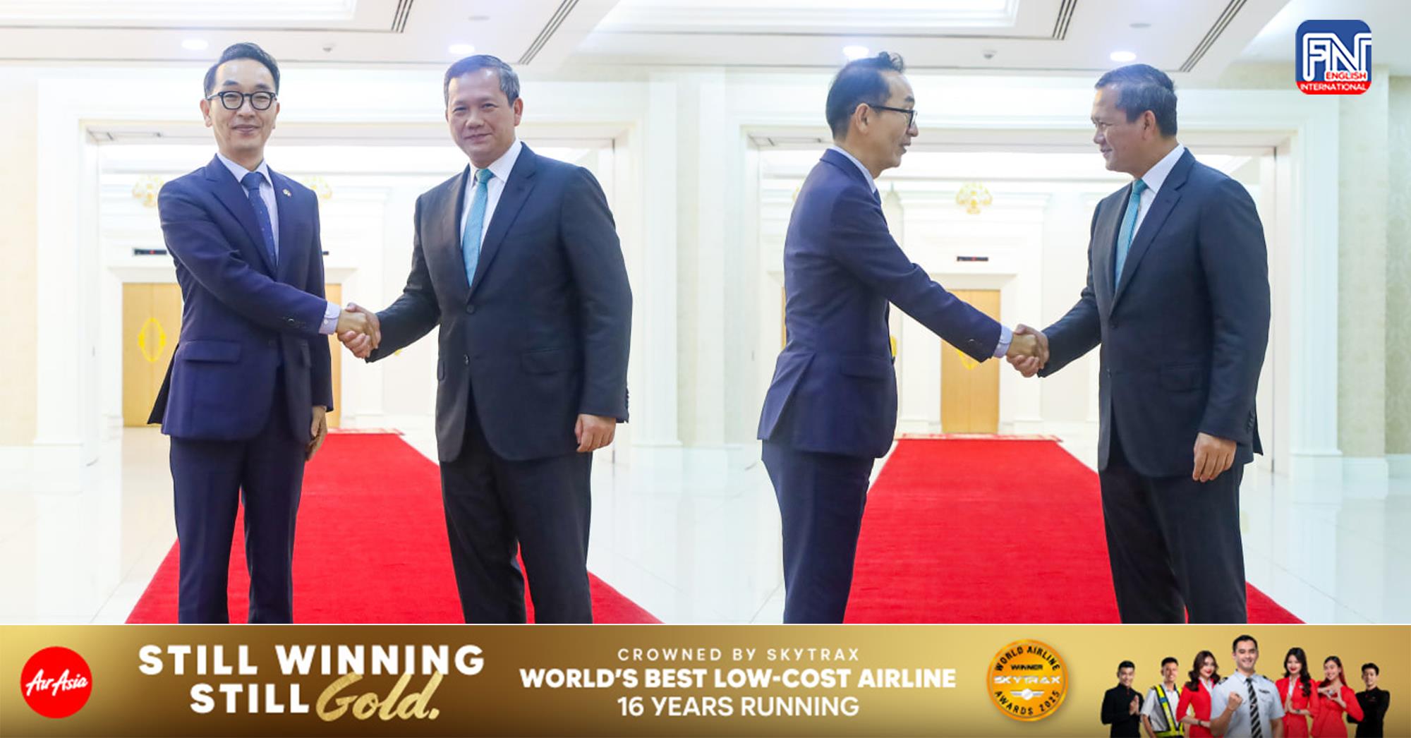 Samdech Thipadei Bids Farewell to Outgoing South Korean Ambassador