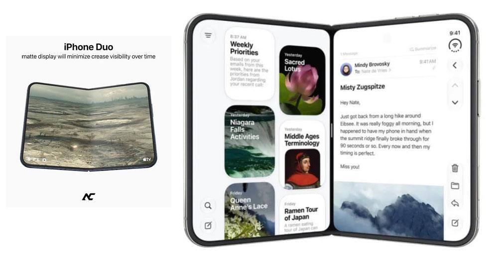 Apple បង្ហើបចំណុចពិសេស iPhone Duo៖ ស្រទាប់ខាងលើអេក្រង់អាចដោះ និងប្តូរថ្មីបាន