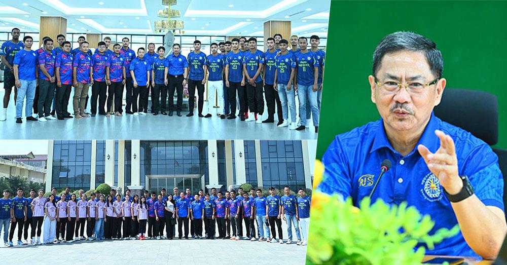 ឧត្តមសេនីយ៍ឯក ជួន ណារិន្ទ ជួបសំណេះសំណាលជាមួយក្រុមកីឡាករ-កីឡាការិនី គ្រូបង្វឹក និងក្រុមការងារ នៃក្លិបកីឡាបាល់ទះស្នងការដ្ឋាននគរបាលរាជធានីភ្នំពេញ