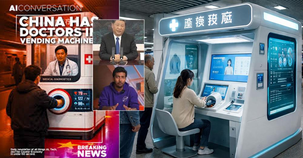 ចិន ដំឡើងទូពិនិត្យសុខភាពប្រើបច្ចេកវិទ្យា AI ជាង២ពាន់គ្រឿង អាចវិនិច្ឆ័យឲ្យអ្នកជំងឺត្រឹមតែ៤នាទីប៉ុណ្ណោះ