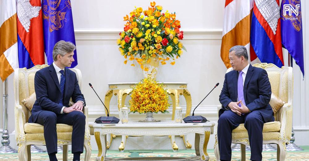 PM Hun Manet Receives Lithuanian Foreign Minister