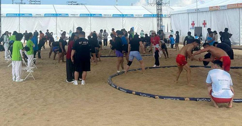 កីឡាចំបាប់ ចាប់ផ្ដើមប្រកួតក្នុងព្រឹត្តិការណ៍លើឆ្នេរខ្សាច់អាស៊ី លើកទី៦ នៅចិន ថ្ងៃនេះ