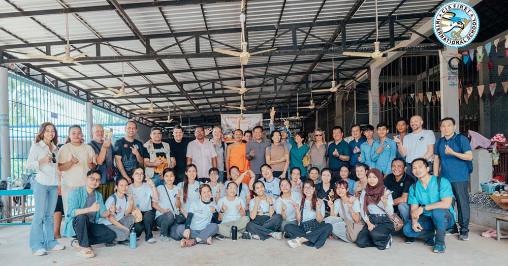 សាលាអន្តរជាតិ ស៊ី អាយ អេ ហ្វឺសត៍ បន្តចូលរួមគាំទ្រផ្នែកសុខាភិបាលជូនគ្រួសារភៀសសឹកប្រមាណ ៣ពាន់គ្រួសារ ក្នុងខេត្តបន្ទាយមានជ័យ