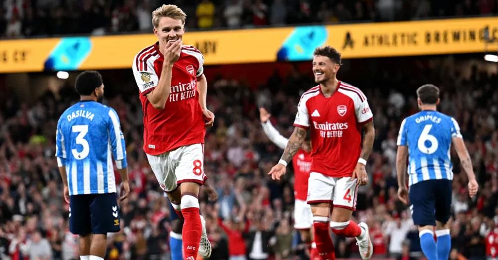 Arsenal យកបាន ៣ពិន្ទុដោយស្រួលនៅថ្ងៃបើកឆាក Premier League រដូវកាលថ្មី ក្នុងនាមក្រុមការពារតំណែងជើងឯក