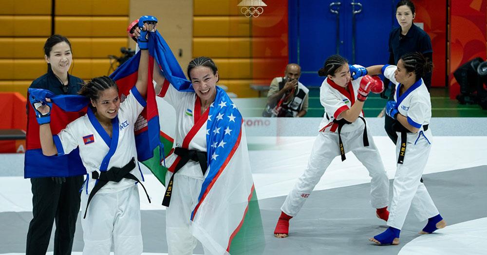 Asian Games៖ កម្ពុជា ទទួលបានមេដាយសំរឹទ្ធ ១គ្រឿងទៀត ដោយកីឡាការិនីគុនចម្រុះ ចេង ដាលីន